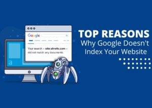 Reasons Why Google Doesn't Index your Website